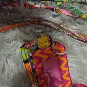 Vera bradley lanyard and I'd card holder